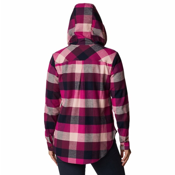 Columbia Womens Anytime Stretch Hooded Long Sleeve Shirt - Picture 4 of 9